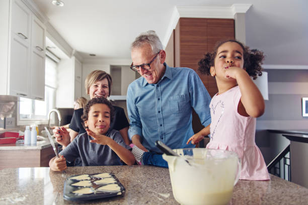 istock Grandparents cooking with kids 913410832