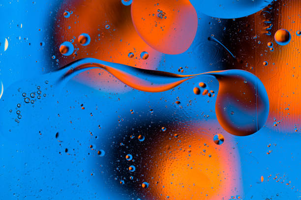istock Liquid abstract textured background. Macro photography. 913413866