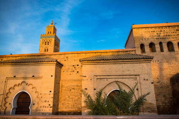 istock Marrakesh Koutoubia Mosque in warm sun light 913414582