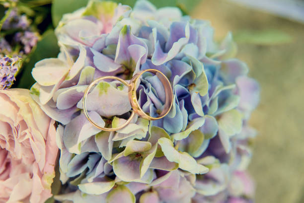 istock beautiful white blue bridal bouquet 913416036