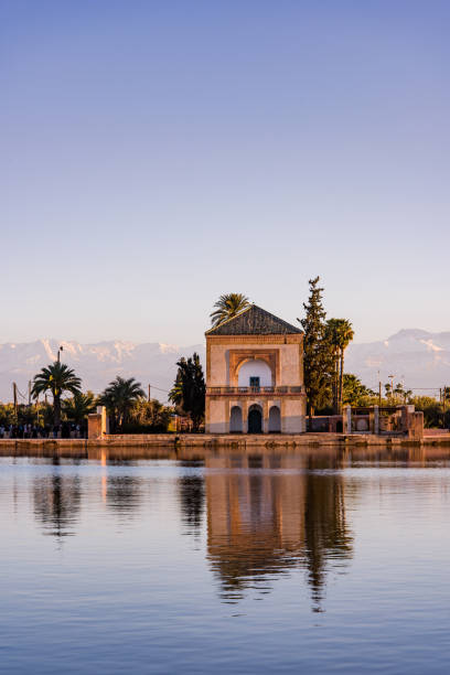 istock Menara Gardens and Atlas Mountains in Marrakech,Morocco. 913423632
