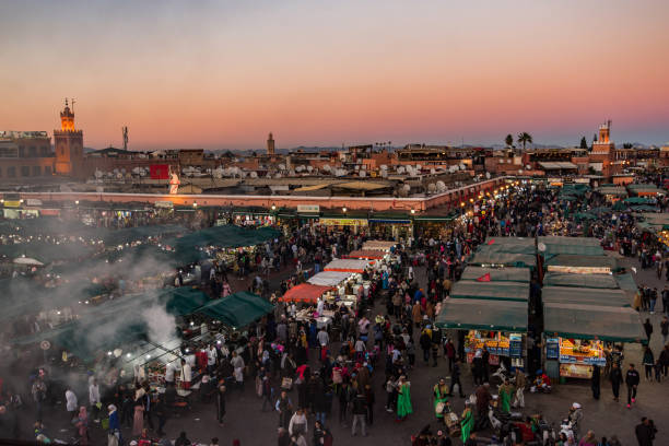 istock Jamaa El Fna famous market square,Marrakesh,Morocco 913430452