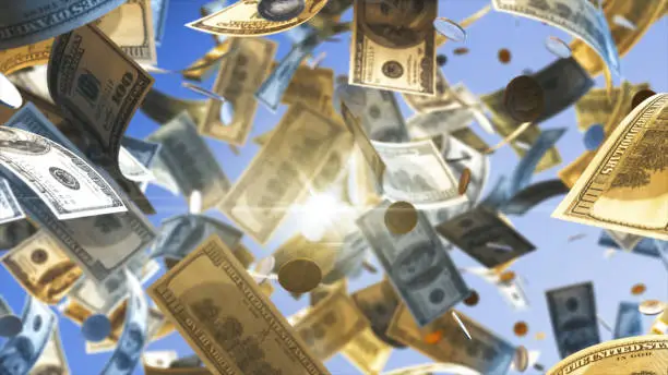 Photo of Flying dollars