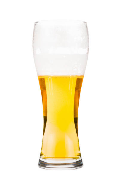 istock Tall beer glass almost full with lager beer 913435856