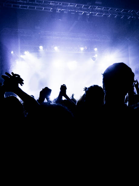 istock Concert crowd in front of a live stage 913442754