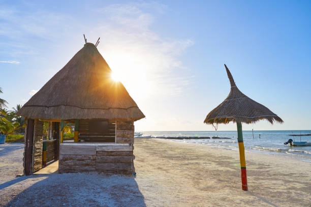 istock Holbox Island hut palapa Quintana Roo Mexico 913448854