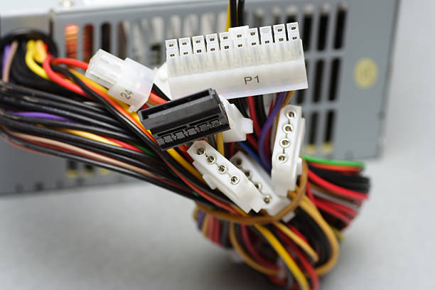 istock PC cables of Power Supply Box 91347932