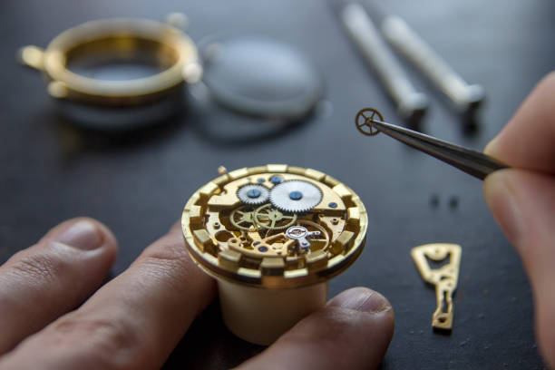 istock Watchmaker is repairing the mechanical watches in his workshop 913481238