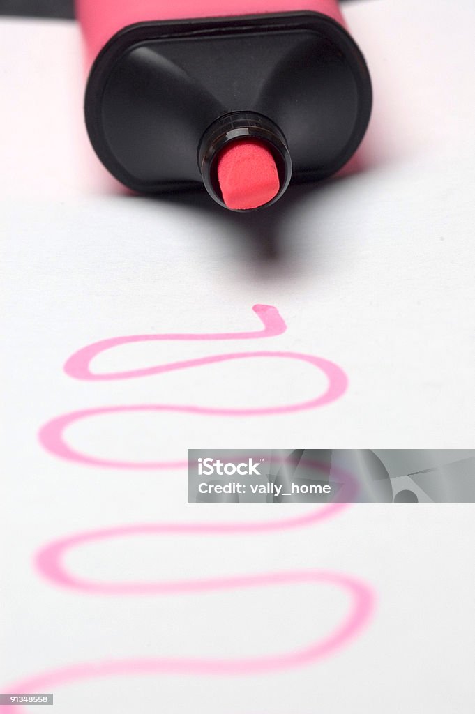 Розовый маркер небрежным узором - Стоковые фото Без людей роялти-фри