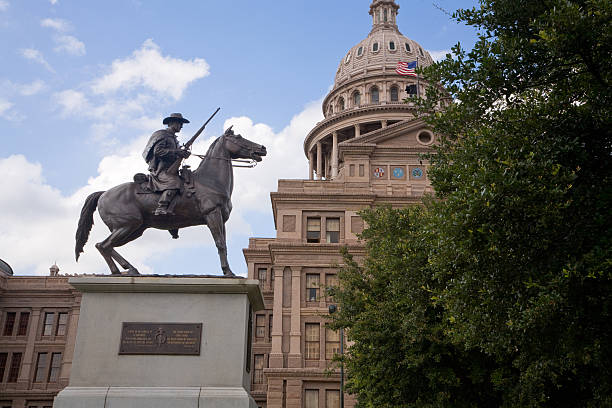 istock Texas Rangers Memorial and State Capitol Building 91348626