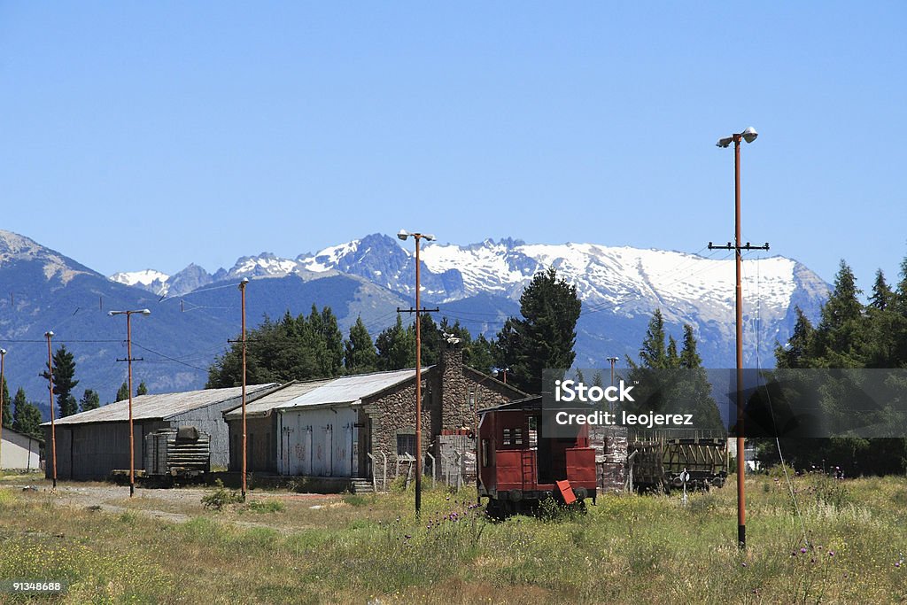 Vecchia via estacion - Foto stock royalty-free di Bariloche