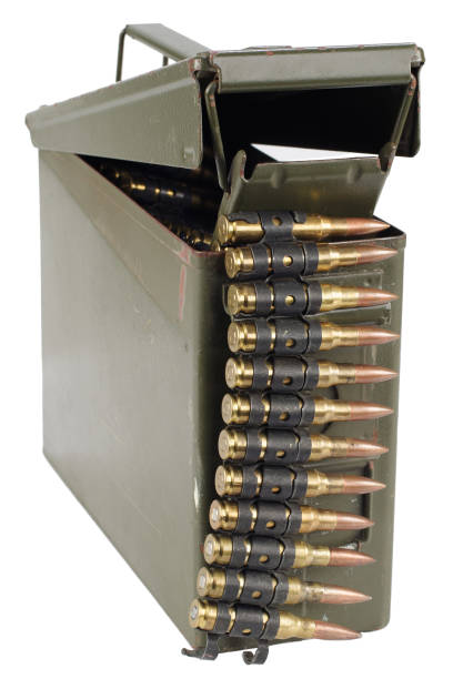 istock US Army Ammo Box with ammunition belt 913489506