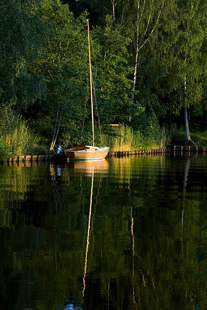 Segelschiff von riverside – Foto