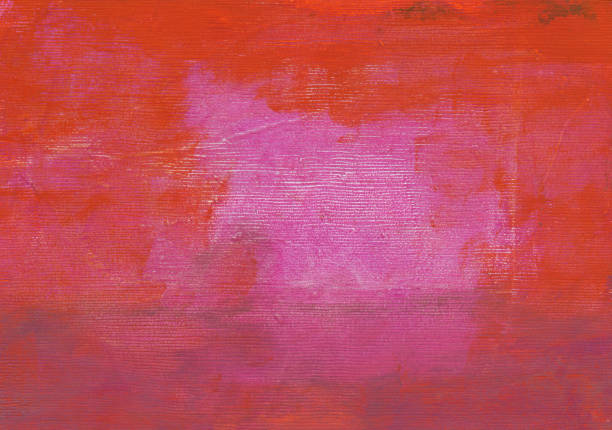 istock Hand painted red and pink grungy background 913493036