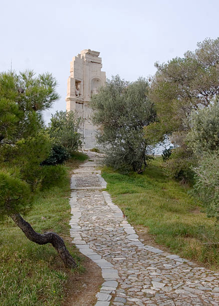 istock The walk to Philapappous' tomb 91349808