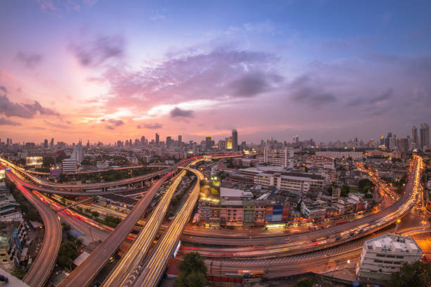 istock Bangkok City  Expressway at TwiLight 913501928