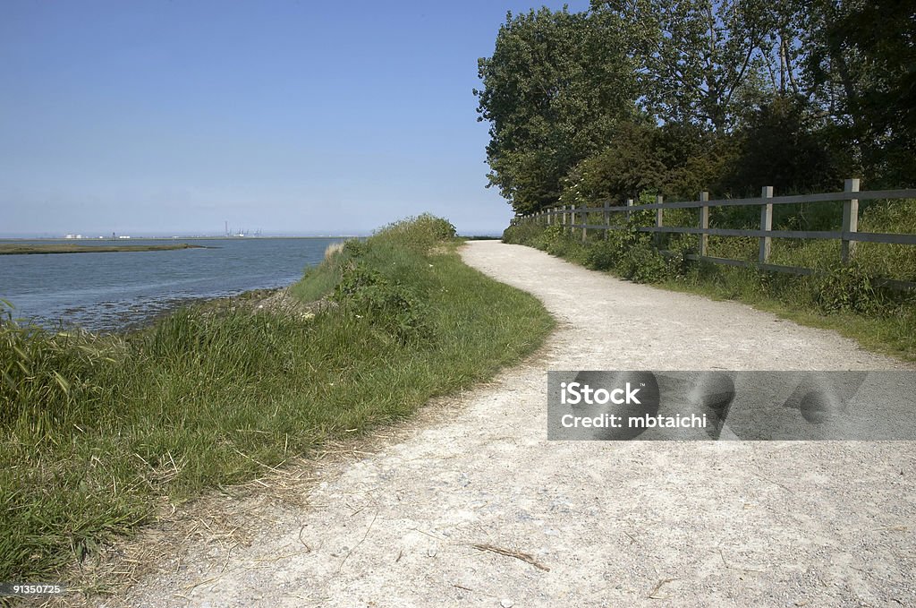 Gehweg am Fluss - Lizenzfrei England Stock-Foto