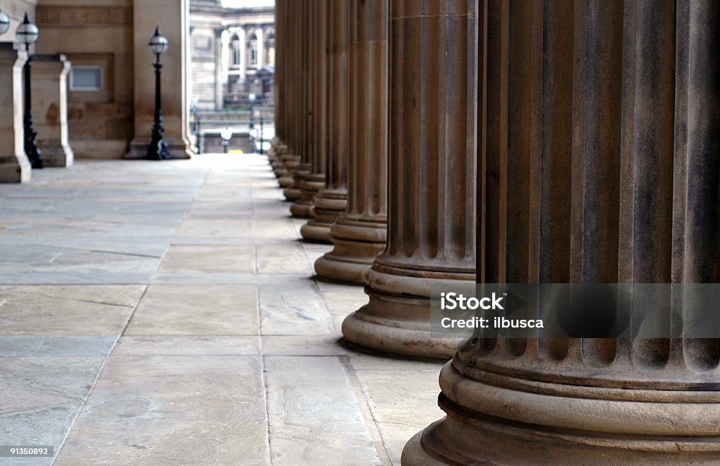 Säulen von St. George's Hall 2 - Lizenzfrei Architektonische Säule Stock-Foto