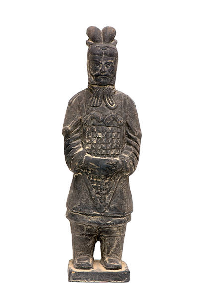 istock Artifact : Isolated China Terracotta Army Soldier 91350987