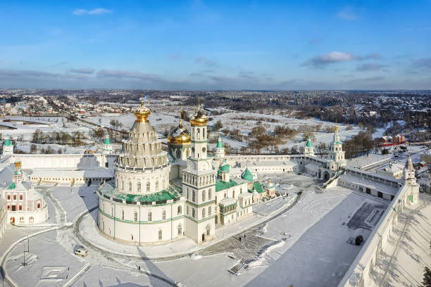istock Aerial view on New Jerusalem monastery in Istra 913511240