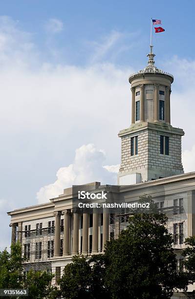 Nashville Capitólio - Fotografias de stock e mais imagens de Edifício do Capitólio - Edifício do Capitólio, Tennessee, Bandeira