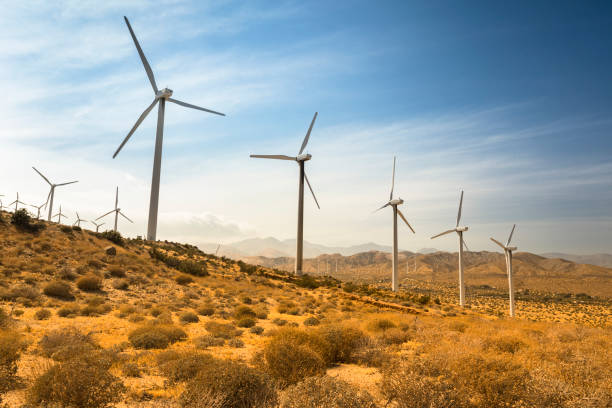Wind power alternative energy generation in California USA