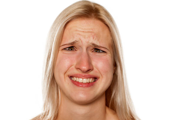Girl chews gum