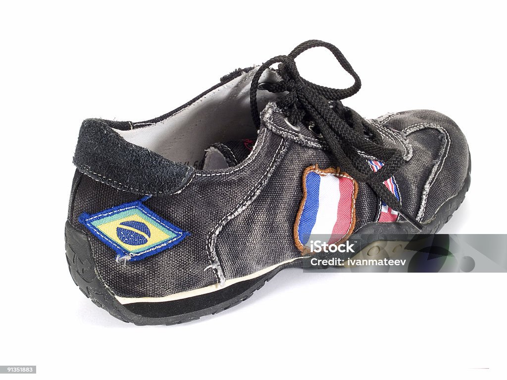 Moderne Teenager Schuh - Lizenzfrei Farbbild Stock-Foto