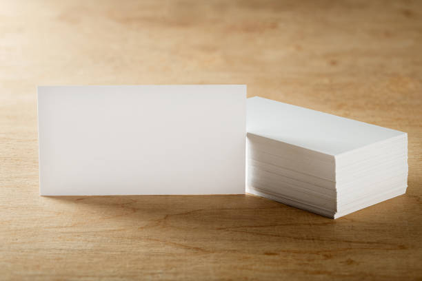 istock White Blank business card on concrete background. Place for ID 913521908