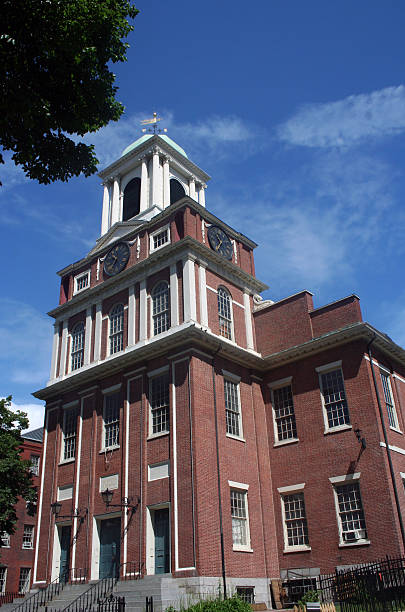 istock Historic Old West Church in Downtown Boston 91352456
