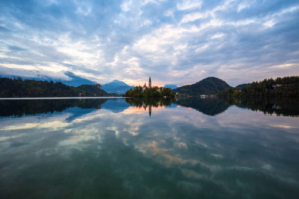 istock Lake Bled and small island Slovenia 913528932