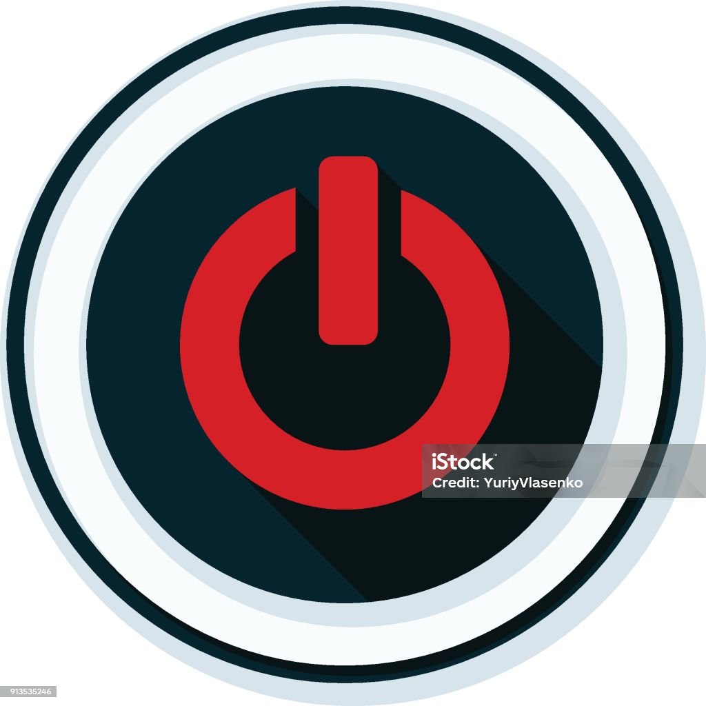 Start Power Button Start Power Button Illustration Stock Illustration - Download Image Now ...