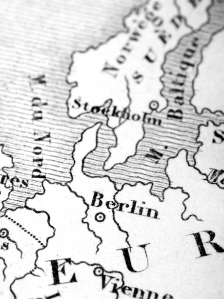 Old map of Europe