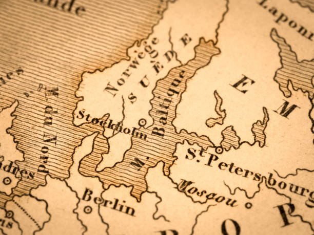 istock Old map of Northern Europe 913538384