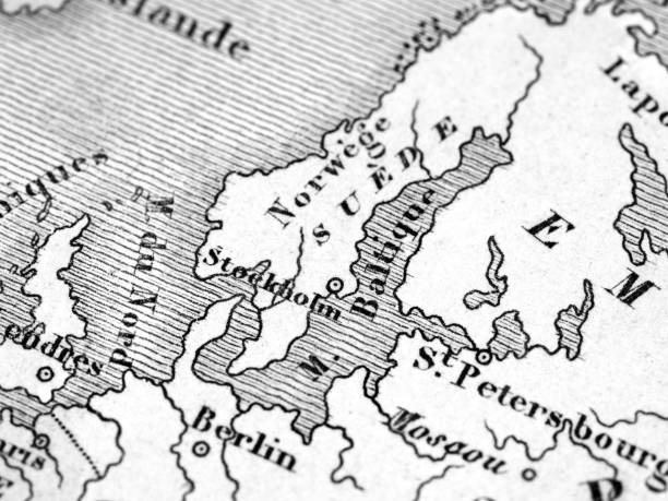 istock Old map of Northern Europe 913538464