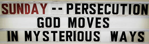 istock persecution: god moves in mysterious ways sign 91353911