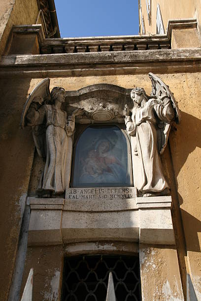 istock Paint of Virgin Mary 91354799