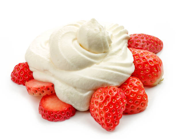 istock strawberries with whipped cream 913550350