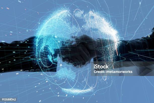 Global Business Concept Stock Photo - Download Image Now - Partnership - Teamwork, Technology, Business