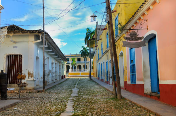 istock Tropical buildings in Trinidad, cuba 913588562