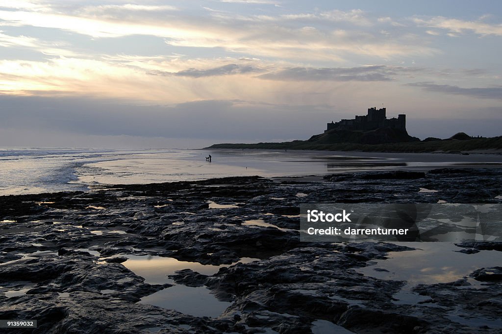 Castelo de Bamburgh - Royalty-free Castelo de Bamburgh Foto de stock