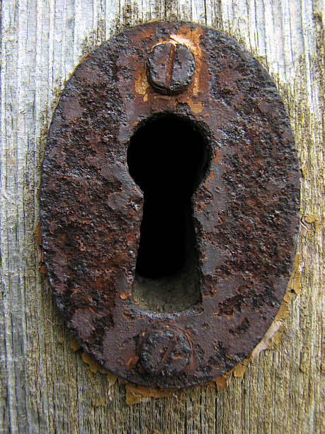 Keyhole stock photo