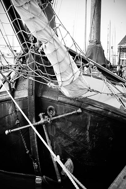 old sailing ship stock photo