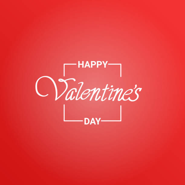 istock Happy Valentines Day Typography Poster With Handwritten Calligraphy Lettering On Red Background 913604580