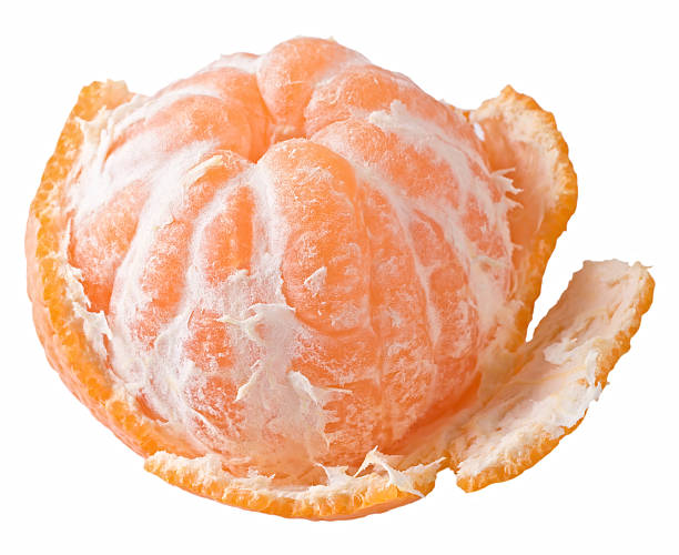 Tangerine isolated stock photo