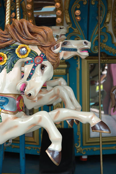 istock Close up of carousel horse 91361084