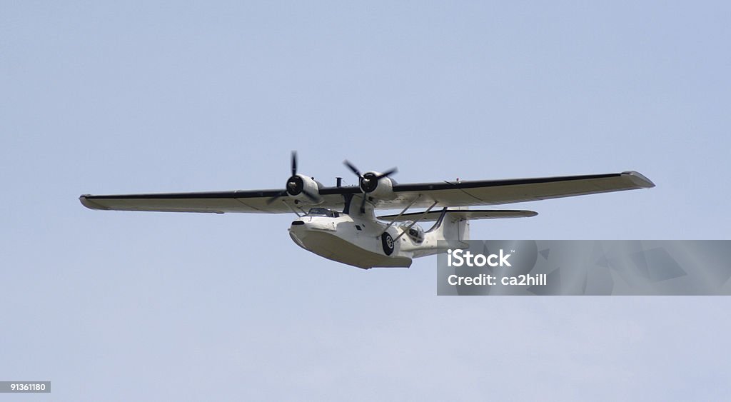 Extraño avión - Foto de stock de Agua libre de derechos