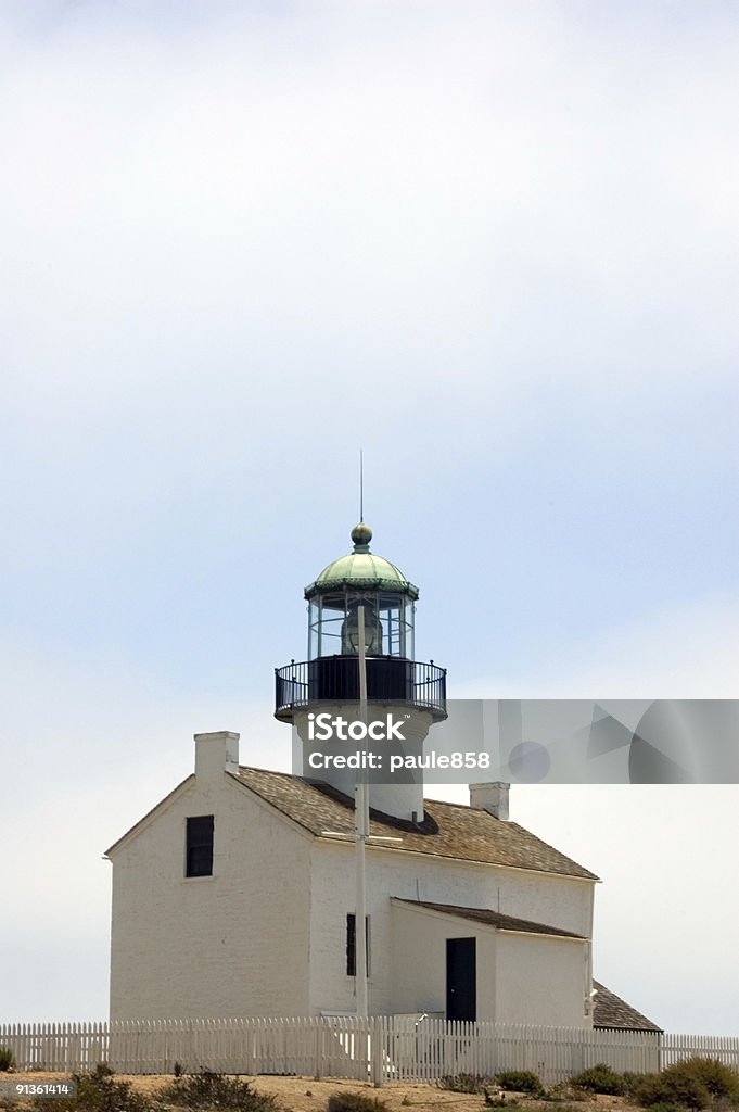 Маяк в Сан-Диего - Стоковые фото Old Point Loma Lighthouse роялти-фри