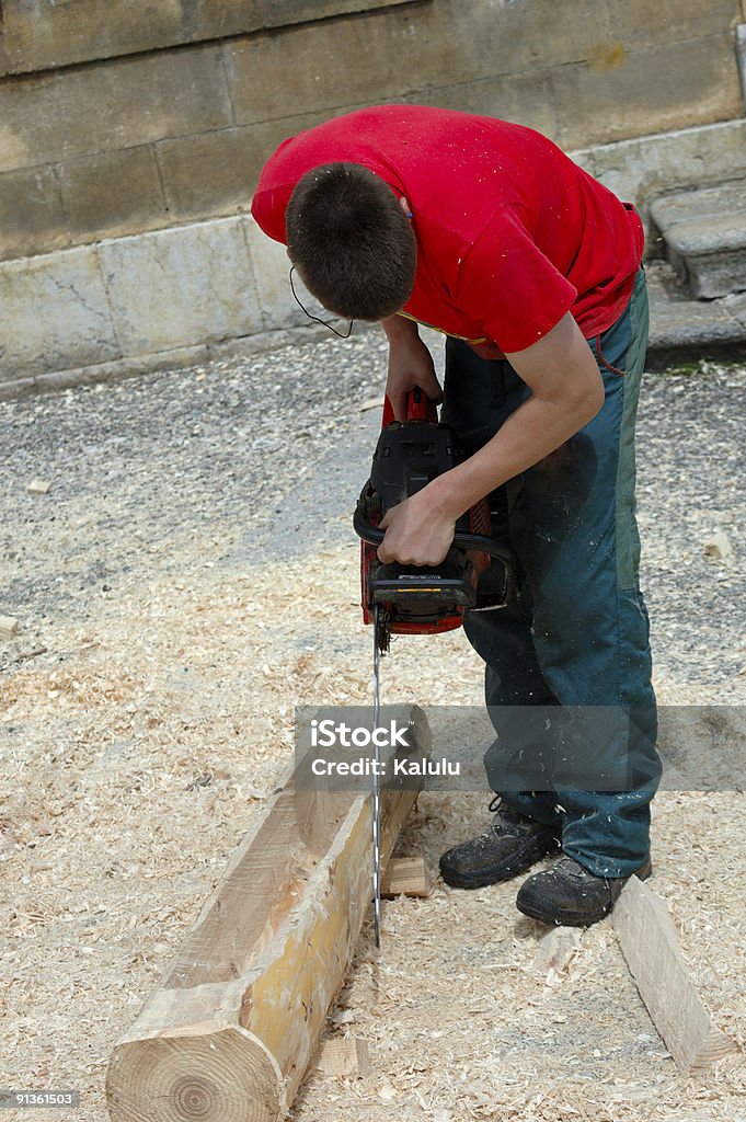 Bûcheron - Photo de Bois de construction libre de droits