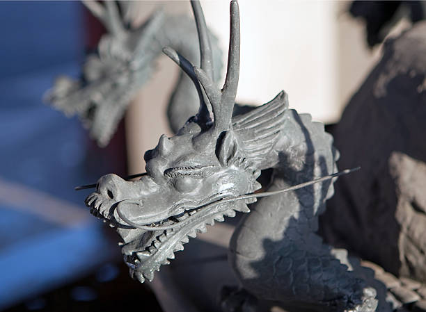 istock Japanese Dragon in Park 91361826
